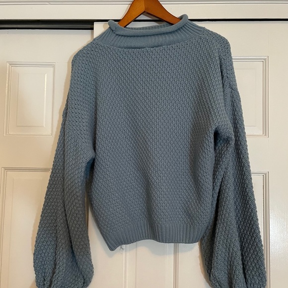 Blue boohoo turtle neck
